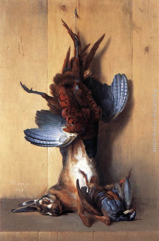 Still-life with Pheasant painting - Jean-Baptiste Oudry Still-life with Pheasant art painting